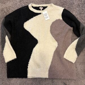 Logo by Lori Goldstein Crew Neck Sweater Size 1X NWT Oversized